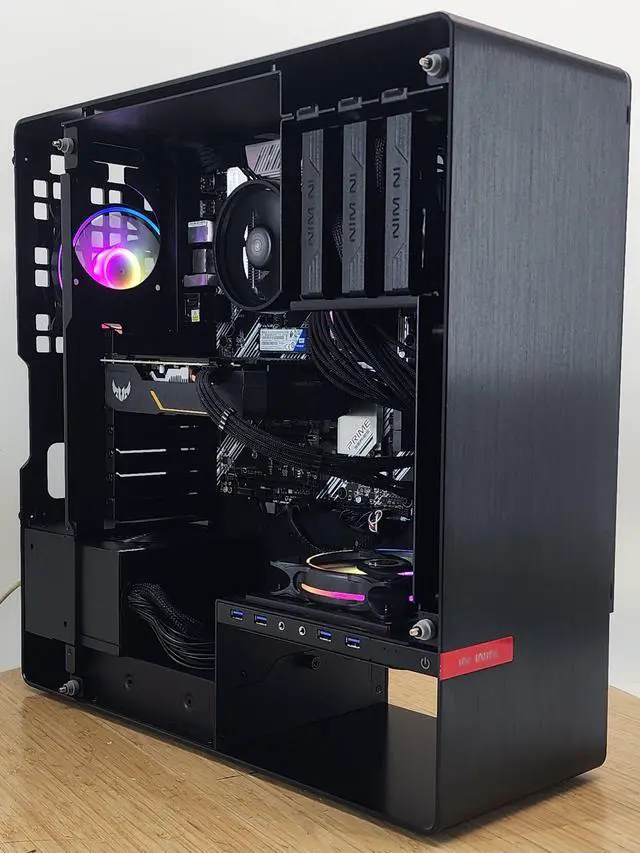 Alt view image 2 of 7 - Gaming PC Ryzen 7 5700G 16GB RAM 500GB SSD GTX 1660 SUPER 6GB Win11 Computer