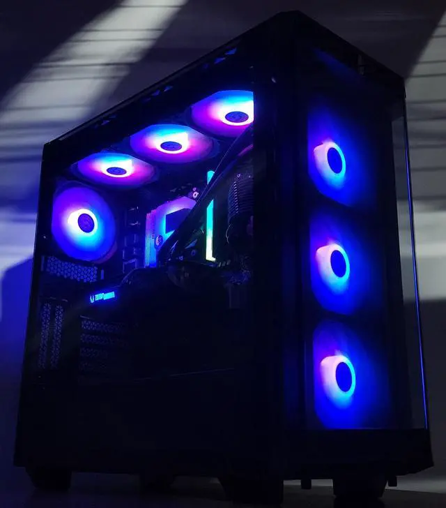 Alt view image 3 of 7 - Gaming PC Ryzen 7 9700X 16GB RAM 1TB SSD RTX 4060 Ti 16GB Windows 11 Computer