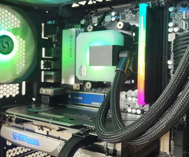 Alt view image 2 of 7 - Gaming PC Ryzen 7 9700X 16GB RAM 1TB SSD RTX 4060 Ti 16GB Windows 11 Computer