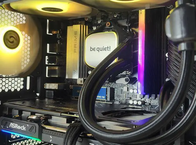 Alt view image 2 of 7 - Gaming PC Ryzen 7 9700X 16GB RAM 1TB SSD RX 9060 XT 16GB Windows 11 Computer