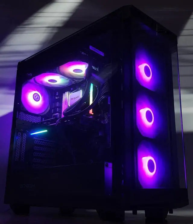 Alt view image 3 of 7 - Gaming PC Ryzen 7 7800X3D 16GB RAM 1TB SSD RX 9060 XT 16GB Windows 11 Computer