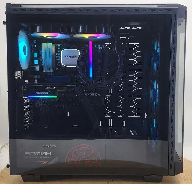 Alt view image 4 of 7 - Gaming PC Ryzen 7 7800X3D 16GB RAM 1TB SSD RX 9060 XT 16GB Windows 11 Computer