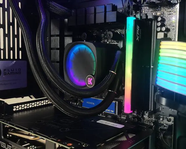 Alt view image 2 of 7 - Gaming PC Ryzen 5 7600X3D 16GB RAM 1TB SSD RTX 4060 Ti 16GB Windows 11 Computer