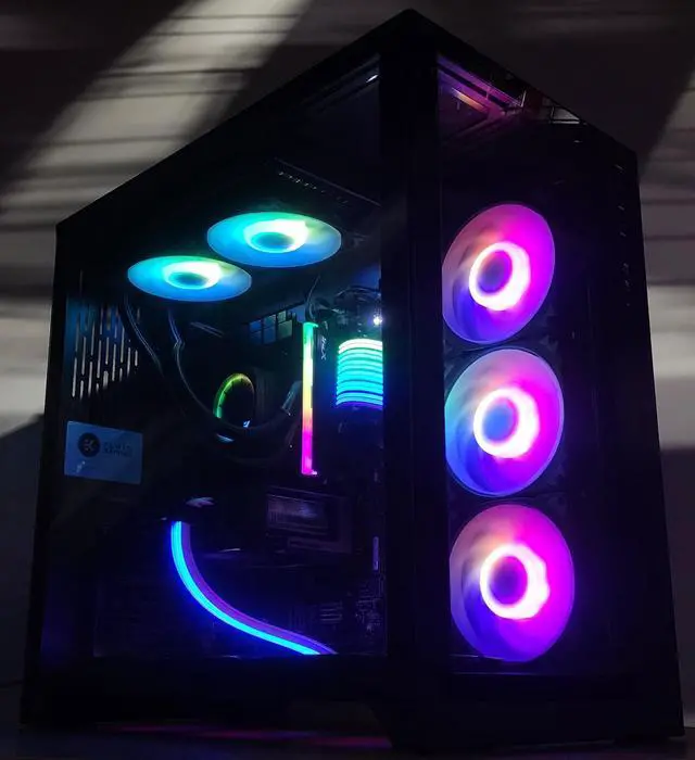 Alt view image 3 of 7 - Gaming PC Ryzen 5 7600X3D 16GB RAM 1TB SSD RTX 4060 Ti 16GB Windows 11 Computer