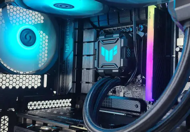 Alt view image 2 of 7 - Gaming PC i5-14400F 16GB RAM 1TB SSD RX 9060 8GB Windows 11 Computer
