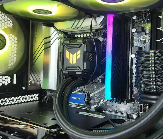 Alt view image 2 of 7 - Gaming PC i5-14400F 16GB RAM 1TB SSD RTX 4060 Ti 8GB Windows 11 Computer