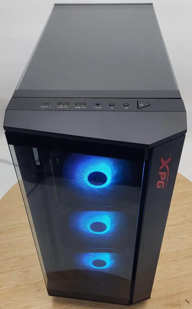 Alt view image 5 of 7 - Gaming PC i5-14400F 16GB RAM 1TB SSD RTX 4060 Ti 8GB Windows 11 Computer