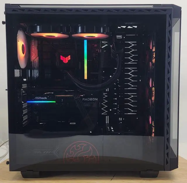 Alt view image 4 of 7 - Gaming PC i5-14400F 16GB RAM 1TB SSD RX 9060 8GB Windows 11 Computer