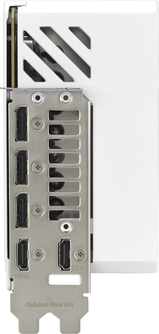 Alt view image 4 of 4 - ASUS ROG Astral White GeForce RTX 5080 OC GDDR7 Gaming Video Graphics Card