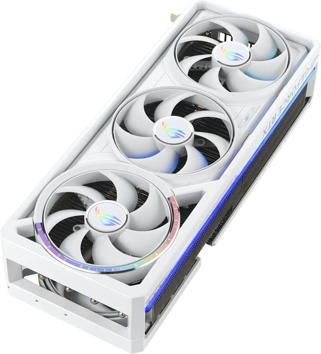 Alt view image 3 of 4 - ASUS ROG Astral White GeForce RTX 5080 OC GDDR7 Gaming Video Graphics Card