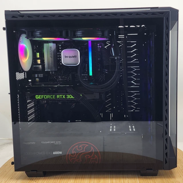 Alt view image 4 of 7 - Gaming PC Ryzen 5 7600X 16GB RAM 500GB SSD RTX 3060 Ti 8GB Windows 11 Computer
