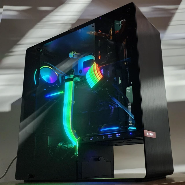 Alt view image 2 of 7 - Gaming PC Ryzen 5 7600X 16GB RAM 1TB SSD RX 9060 XT 16GB Windows 11 Computer