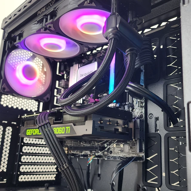 Alt view image 3 of 7 - Gaming PC Ryzen 5 7600X 16GB RAM 500GB SSD RTX 3060 Ti 8GB Windows 11 Computer
