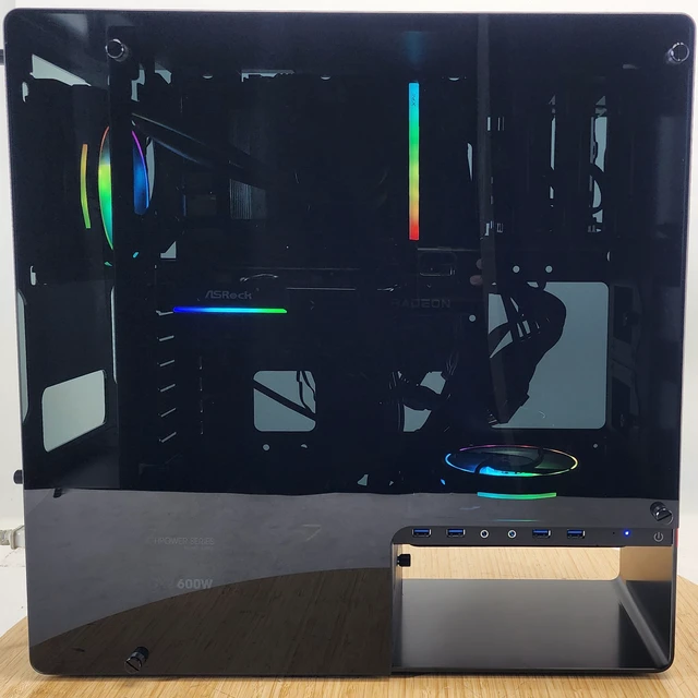Alt view image 4 of 7 - Gaming PC Ryzen 5 7600X 16GB RAM 500GB SSD RX 9060 8GB Windows 11 Computer