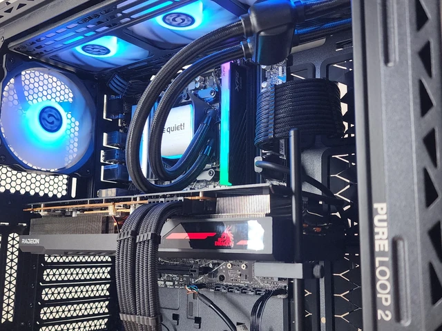 Alt view image 3 of 7 - Gaming PC Ryzen 7 9700X 16GB RAM 1TB SSD RX 6800 XT 16GB Windows 11 Computer
