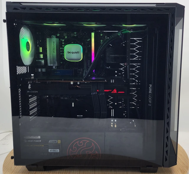 Alt view image 4 of 7 - Gaming PC Ryzen 7 9700X 16GB RAM 1TB SSD RX 6800 XT 16GB Windows 11 Computer