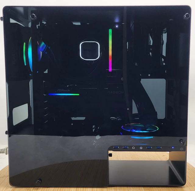 Alt view image 4 of 7 - Gaming PC i5-14400F 16GB RAM 500GB SSD RX 9060 8GB Windows 11 Computer