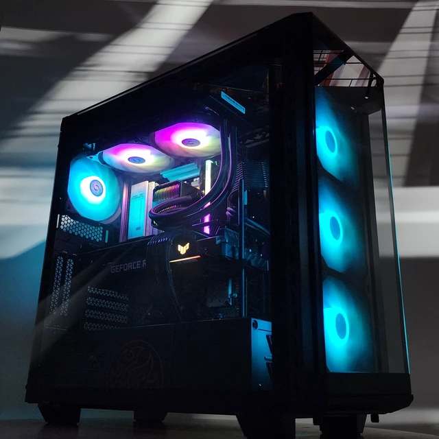 Alt view image 2 of 7 - Gaming PC Ryzen 7 7700X 16GB RAM 1TB SSD RTX 3070 8GB Windows 11 Computer