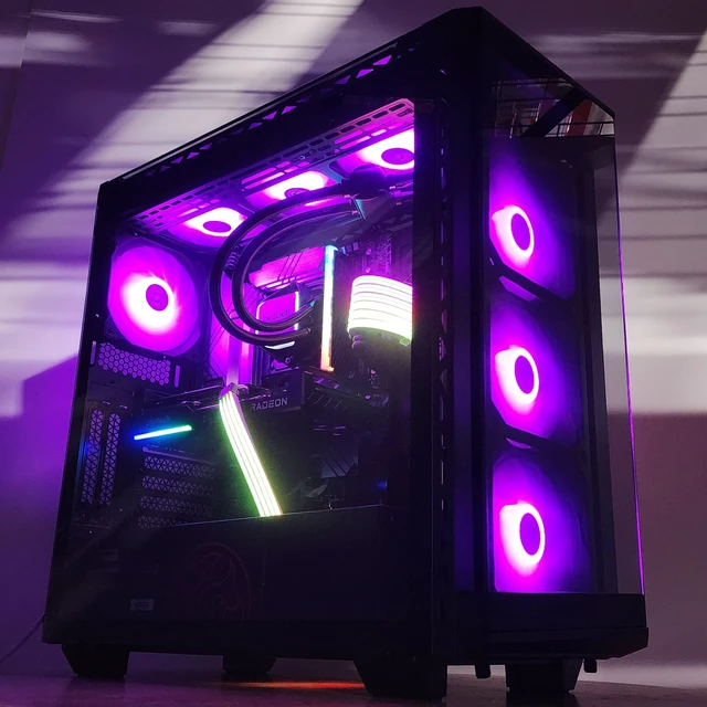 Alt view image 2 of 7 - Gaming PC i7-14700KF 16GB RAM 1TB SSD RX 9060 XT 16GB Windows 11 Computer