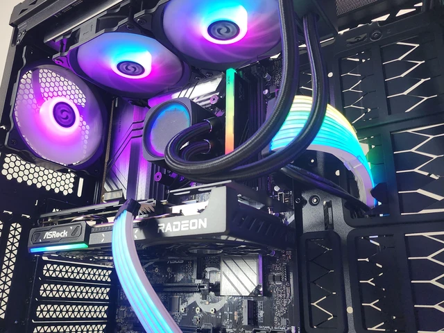 Alt view image 3 of 7 - Gaming PC i7-14700KF 16GB RAM 1TB SSD RX 9060 8GB Windows 11 Computer