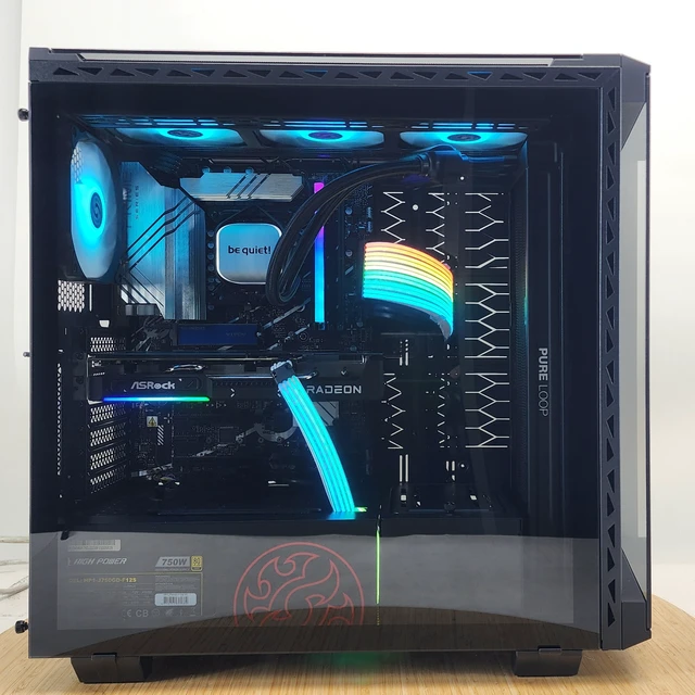 Alt view image 4 of 7 - Gaming PC i7-14700KF 16GB RAM 1TB SSD RX 9060 XT 16GB Windows 11 Computer