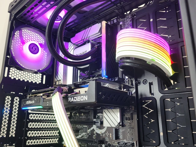 Alt view image 3 of 7 - Gaming PC i7-14700KF 16GB RAM 1TB SSD RX 9060 XT 16GB Windows 11 Computer