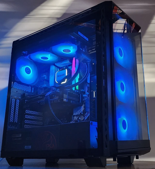 Alt view image 3 of 7 - Gaming PC Ryzen 7 5700X 16GB RAM 1TB SSD RTX 4060 Ti 16GB Windows 11 Computer