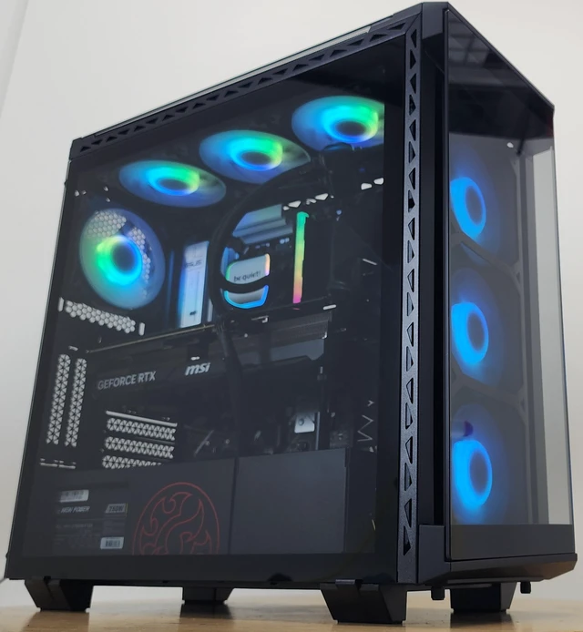 Main image of Gaming PC Ryzen 7 7800X3D 16GB RAM 1TB SSD RTX 4070 Ti SUPER 16GB Win11 Computer