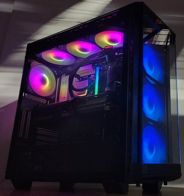 Alt view image 3 of 7 - Gaming PC Ryzen 7 7800X3D 16GB RAM 1TB SSD RTX 4070 Ti SUPER 16GB Win11 Computer