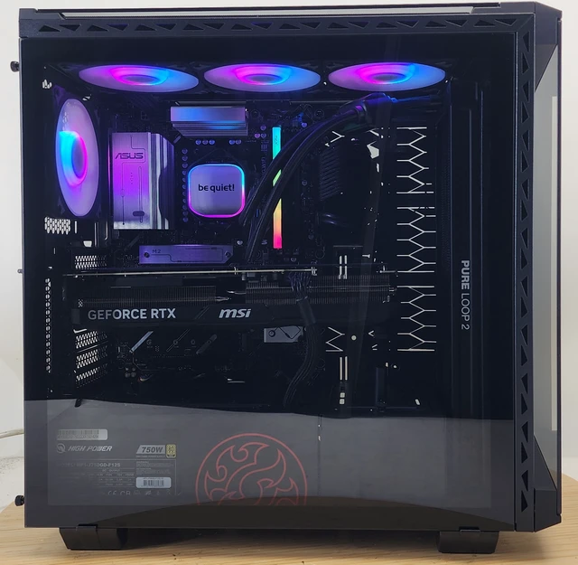 Alt view image 4 of 7 - Gaming PC Ryzen 7 7800X3D 16GB RAM 1TB SSD RTX 4070 Ti SUPER 16GB Win11 Computer