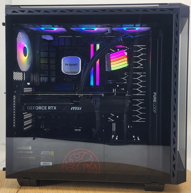 Alt view image 4 of 7 - Gaming PC Ryzen 7 7700X 32GB RAM 1TB SSD RTX 4070 Ti SUPER 16GB Win11 Computer