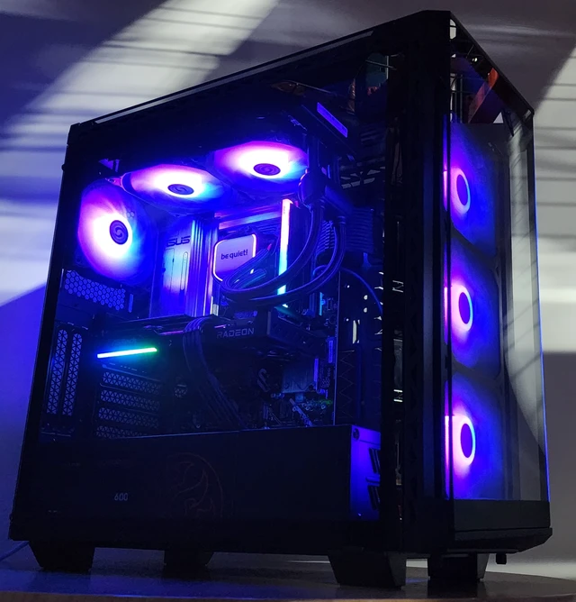 Alt view image 3 of 7 - Gaming PC Ultra 7 270K 16GB RAM 1TB SSD RX 9060 XT 16GB Windows 11 Computer