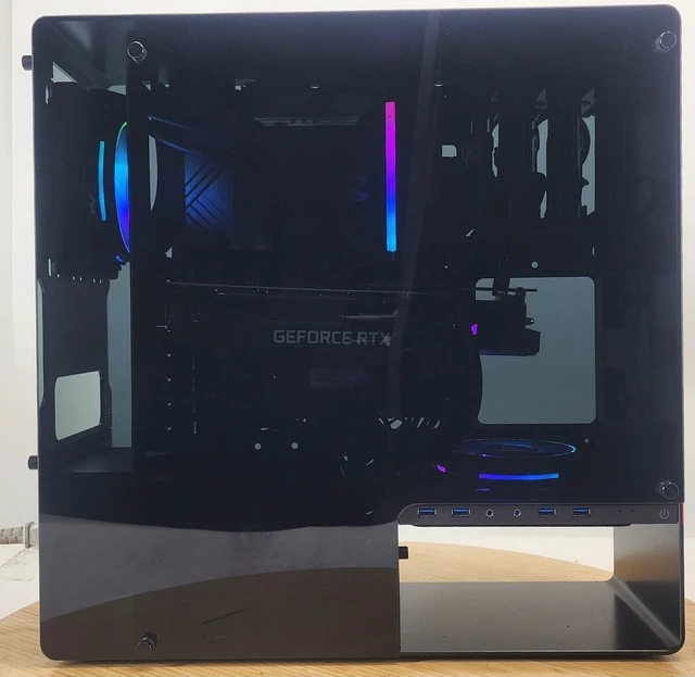 Alt view image 4 of 7 - Gaming PC i5-14400F 16GB RAM 500GB SSD RTX 3060 Ti 8GB Windows 11 Computer