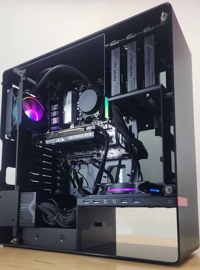 Alt view image 2 of 7 - Gaming PC Ryzen 5 7600X 16GB RAM 1TB SSD RTX 5050 8GB Windows 11 Computer