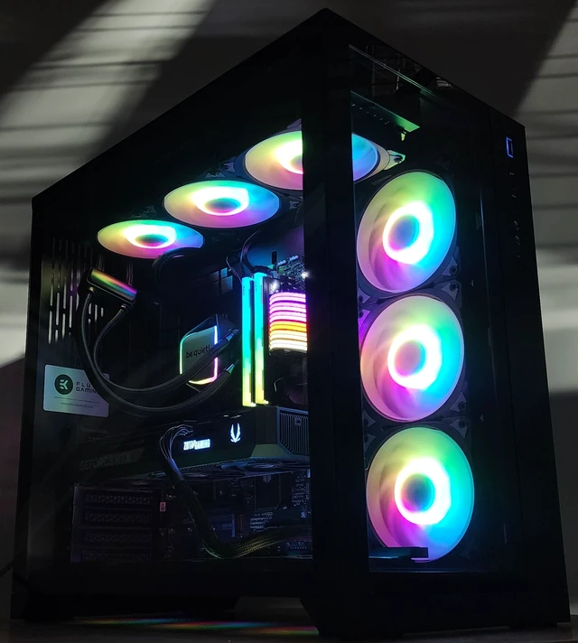 Alt view image 3 of 7 - Gaming PC Ryzen 7 7800X3D 32GB RAM 1TB SSD RTX 5070 Ti 16GB Windows 11 Computer