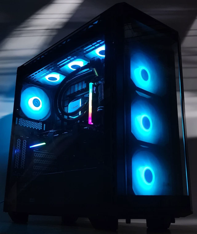Alt view image 3 of 7 - Gaming PC Ryzen 7 7800X3D 16GB RAM 1TB SSD RX 9060 XT 16GB Windows 11 Computer