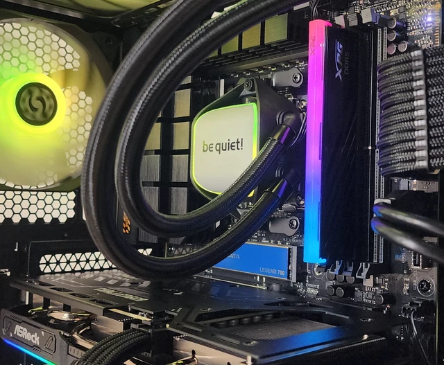 Alt view image 2 of 7 - Gaming PC Ryzen 7 7800X3D 16GB RAM 1TB SSD RX 9060 XT 16GB Windows 11 Computer
