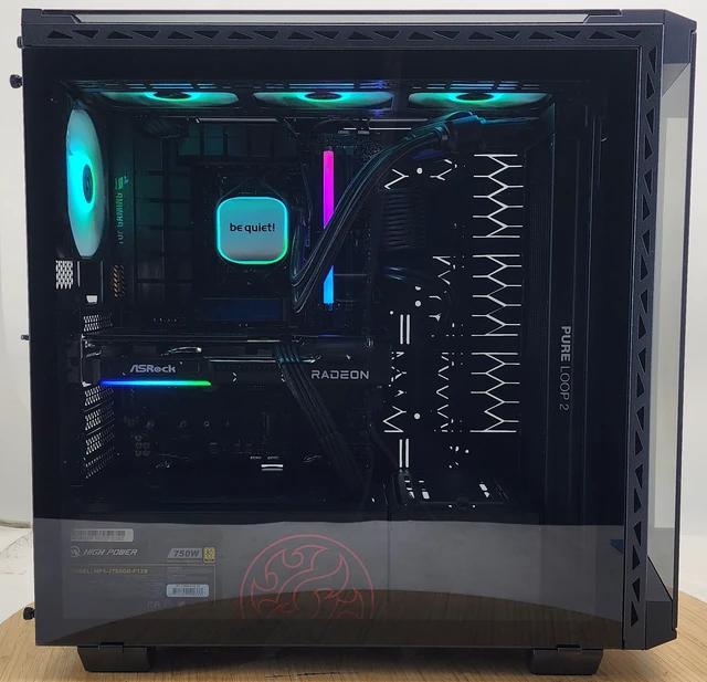 Alt view image 4 of 7 - Gaming PC Ryzen 7 7800X3D 16GB RAM 1TB SSD RX 9060 XT 16GB Windows 11 Computer