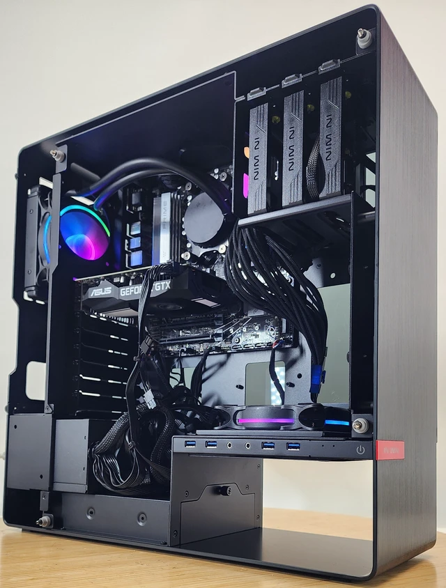 Alt view image 2 of 7 - Gaming PC Ryzen 5 7600X 16GB RAM 1TB SSD GTX 1660 SUPER 6GB Windows 11 Computer