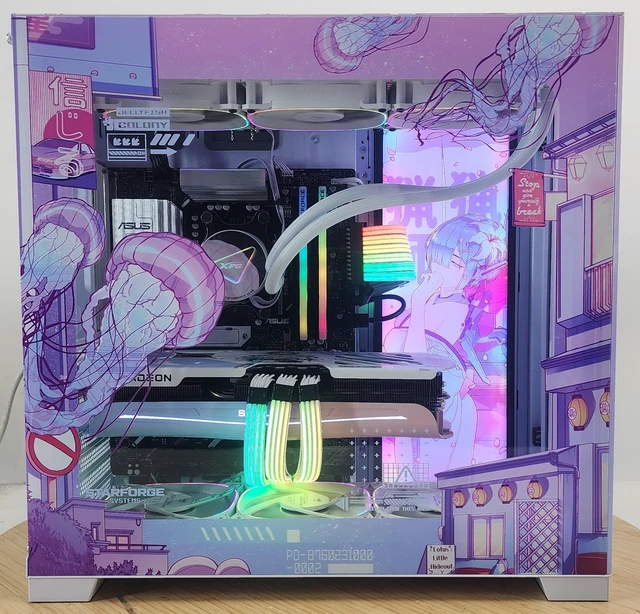 Alt view image 4 of 7 - Gaming PC Ryzen 7 7800X3D 32GB RAM 2TB SSD RX 9070 XT 16GB Windows 11 Computer