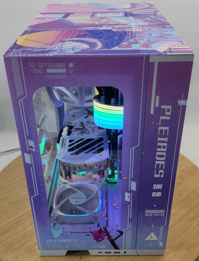 Alt view image 5 of 7 - Gaming PC Ryzen 7 7800X3D 32GB RAM 2TB SSD RX 9070 XT 16GB Windows 11 Computer