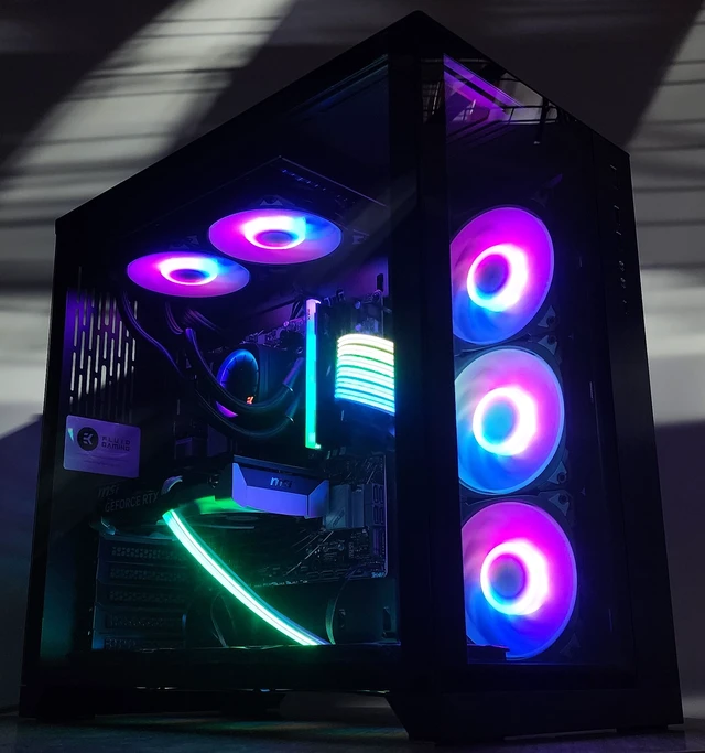Alt view image 3 of 7 - Gaming PC Ryzen 5 7600X3D 16GB RAM 1TB SSD RTX 5060 8GB Windows 11 Computer