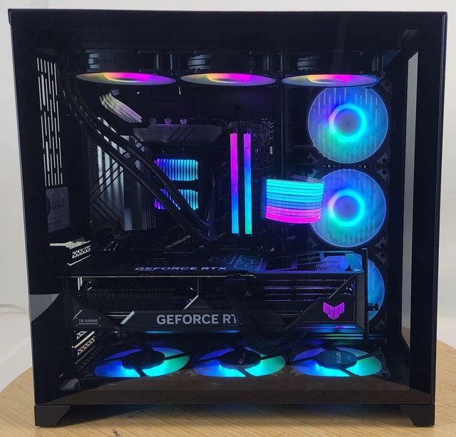 Alt view image 4 of 7 - Gaming PC i7-14700KF 32GB RAM 2TB SSD RTX 4080 16GB Windows 11 Computer