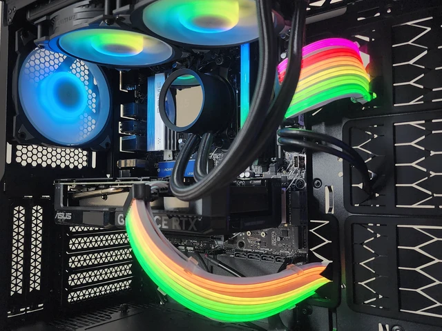 Alt view image 4 of 7 - Gaming PC Ryzen 5 7600X 16GB RAM 1TB SSD RTX 4060 8GB Windows 11 Computer