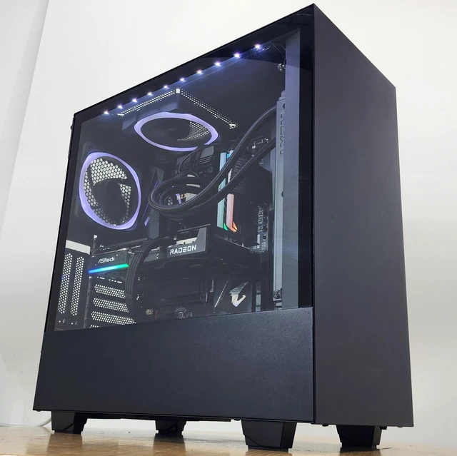 Main image of Gaming PC Ryzen 5 5600X 16GB RAM 500GB SSD RX 9060 8GB Windows 11 Computer