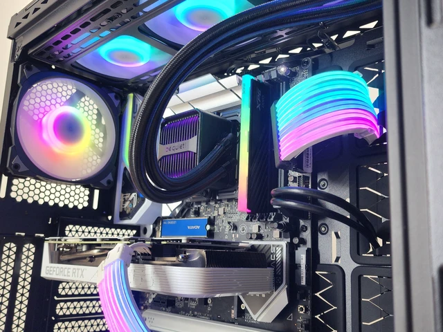Alt view image 4 of 7 - Gaming PC i7-14700KF 16GB RAM 1TB SSD RTX 3060 Ti 8GB Windows 11 Computer