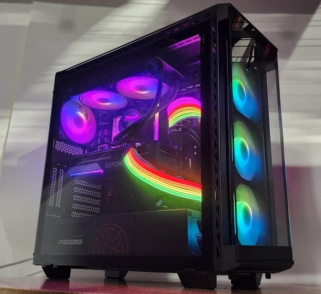 Alt view image 2 of 5 - Gaming PC Ryzen 5 7600X 16GB RAM 1TB SSD RTX 3070 8GB Windows 11 Computer