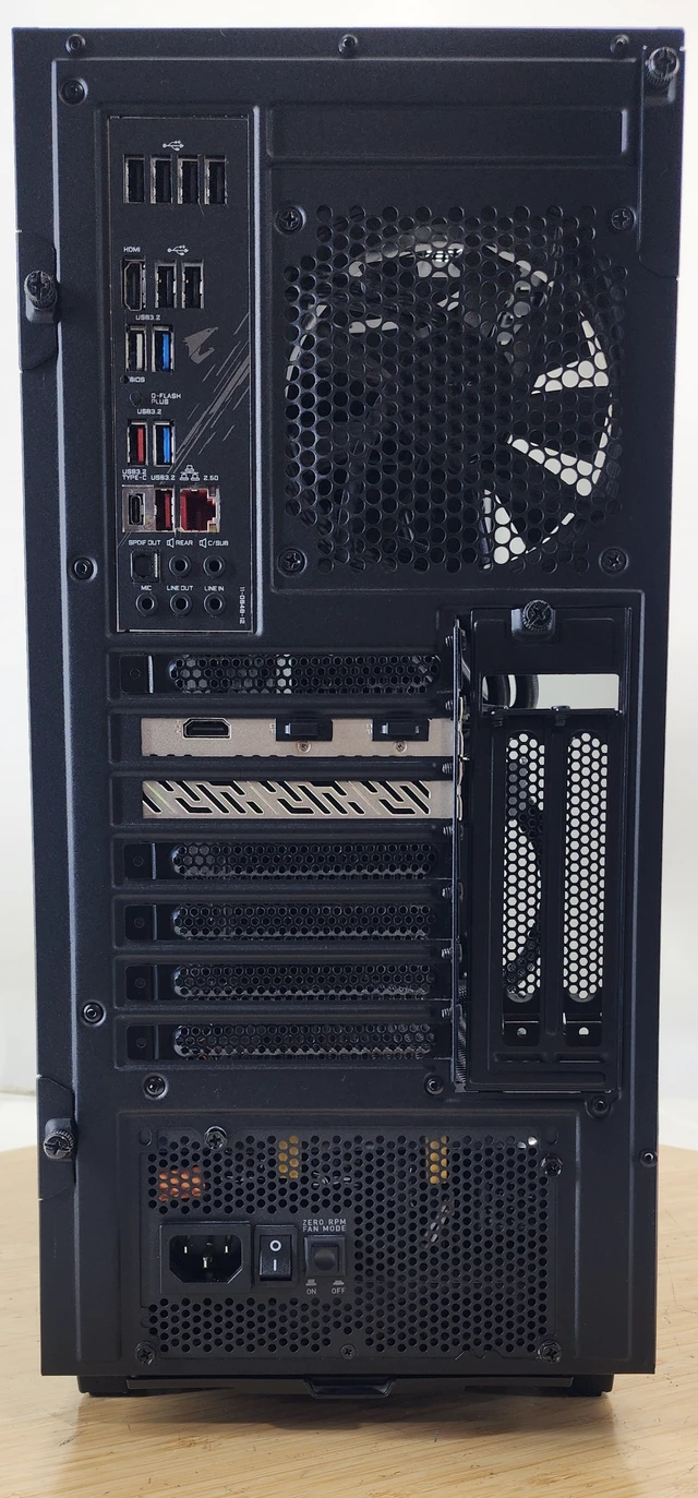 Alt view image 7 of 7 - Gaming PC Ryzen 5 5600X 16GB RAM 500GB SSD RX 9060 8GB Windows 11 Computer