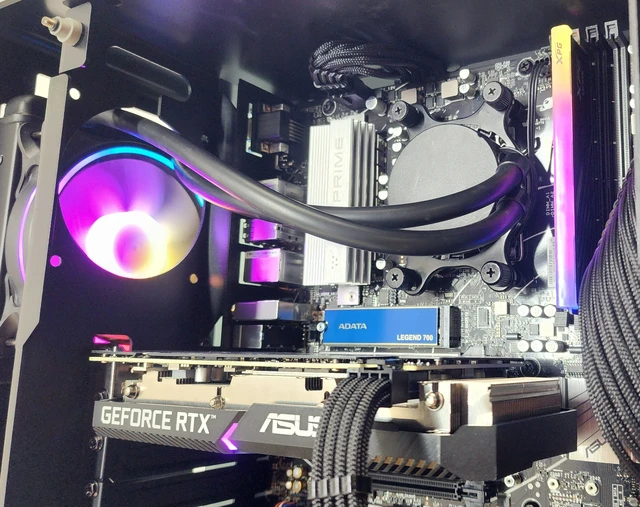 Alt view image 2 of 7 - Gaming PC Ryzen 5 9600X 16GB RAM 1TB SSD RTX 3060 12GB Windows 11 Computer