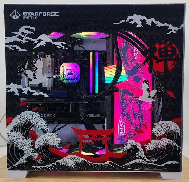 Alt view image 4 of 7 - Gaming PC Ryzen 7 7700X 32GB RAM 1TB SSD RTX 5070 12GB Windows 11 Computer